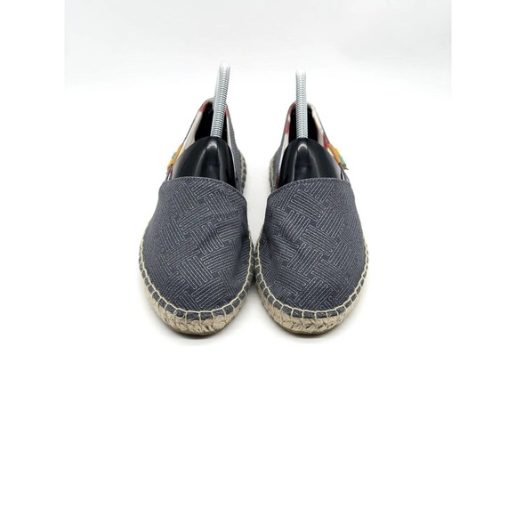 Ubuntu Womens Size 7.5 Shoes Blue Brown Comfort Handmade Kenyan Espadrille Flat - Picture 4 of 7